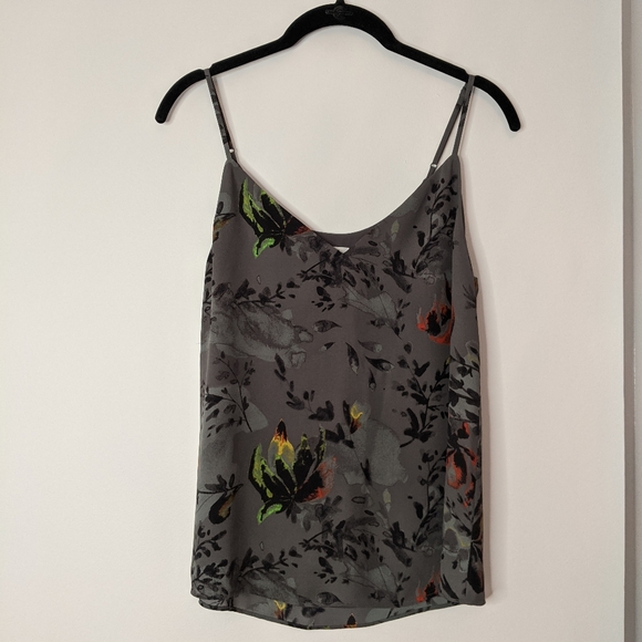 Aritzia Babaton Everly grey floral camisole - Picture 2 of 4